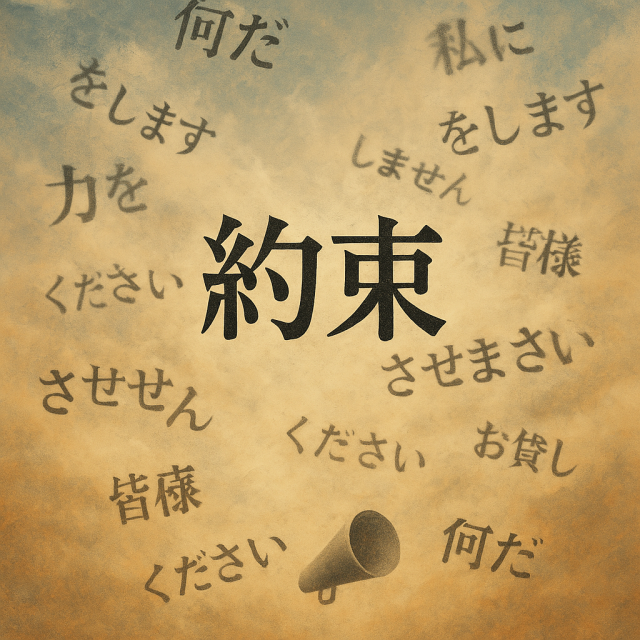候補者の言葉に見え隠れする不誠実さ