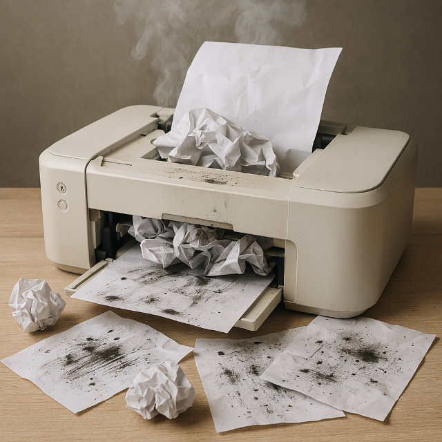 今年も恒例のプリンター故障です。